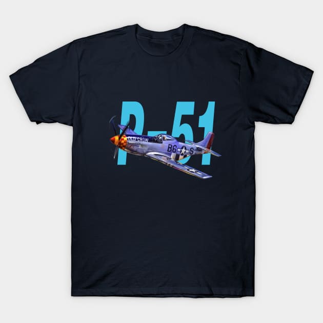 North American P-51 Mustang T-Shirt by mangbo